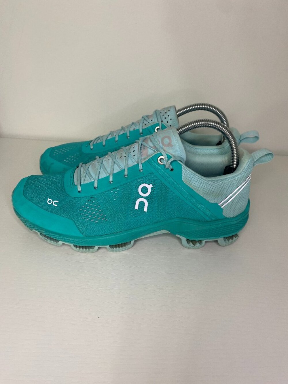 On Cloudsurfer Women's Running Shoes - Blue Green Atlantis Haze - Size 9